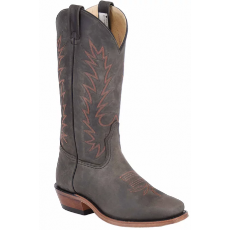 Men's Brahma Westerns With Treated Leather Soles 6567 13" Crazy Sepia