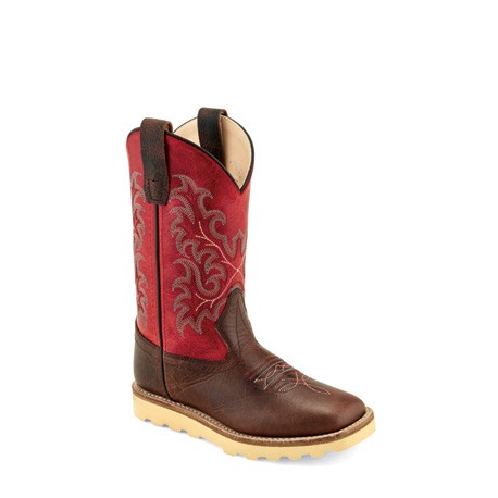 Oldwest Children's & Youth's Broad Square Toe Boots BSC 1951