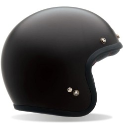 BFR Helmet 3/4 Open Face Motorcycle Helmet With Visor Matte Finish Black