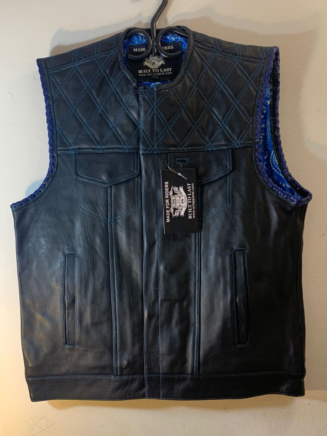 Plain Cheap - Economy Leather Vests Mens - Leather King & KingsPowerSports