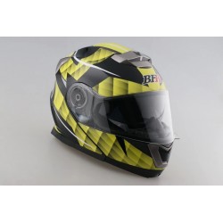 Modular Flip-Up Motorcycle Helmet Yellow