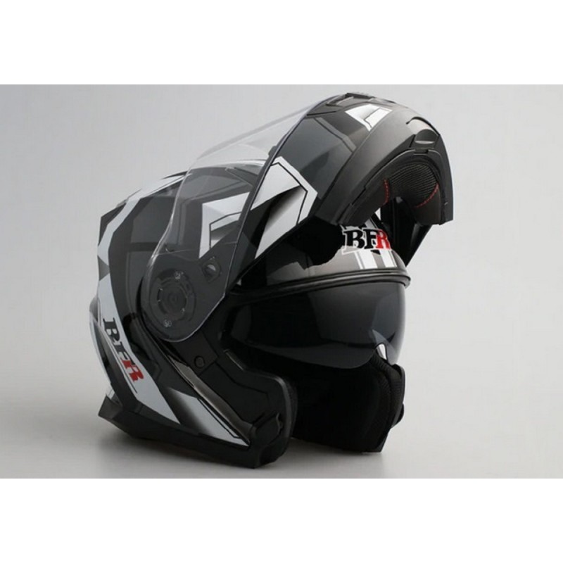 Modular Flip-Up Motorcycle Helmet - Leather King & KingsPowerSports