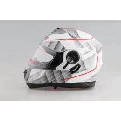Modular Flip-Up Motorcycle Helmet White