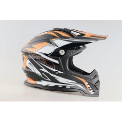 Moto Cross Junior Helmet - Black/Orange