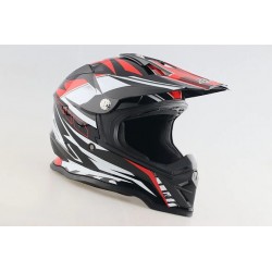 Moto Cross Junior Helmet - Red & Black