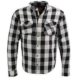 Milwaukee Mens Armoured Shirt BLK/WHITE