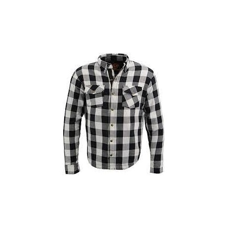 Milwaukee Mens Armoured Shirt BLK/WHITE