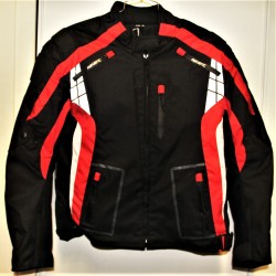 CO-9 Red/Black Textile Armored Jacket w/Hi-Viz
