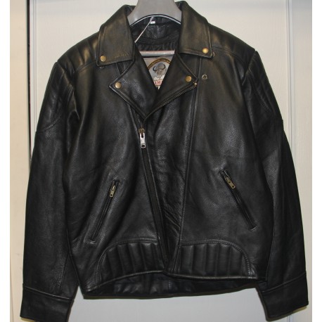 Black Leather Jacket by Bull Master, Vented