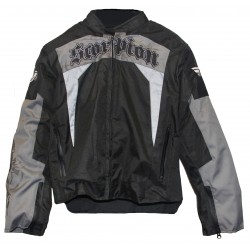 Textile Jacket, Route 66 Edition, Men's Black & Grey Textile