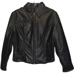 Ladies Leather Jacket with Rraids 223