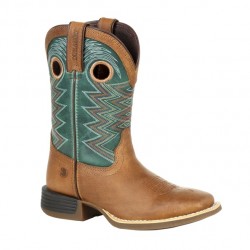 Durango Lil' Rebel Pro Big Kid's Teal Western Boot DBT0224Y