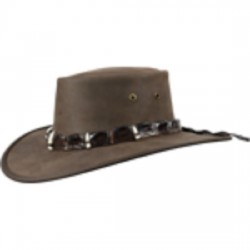 1033 Outback Crocodile - Leather Australian Hat by Barmah