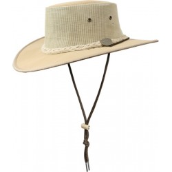 CANVAS DROVER HAT - Austrailian Hat by Barmah - Beige