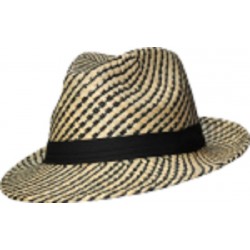 Trilby Seagrass - Black Hat by Barmah