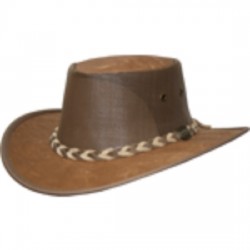 KANGEROO COOLER Leather Austrailian Hat by Barmah