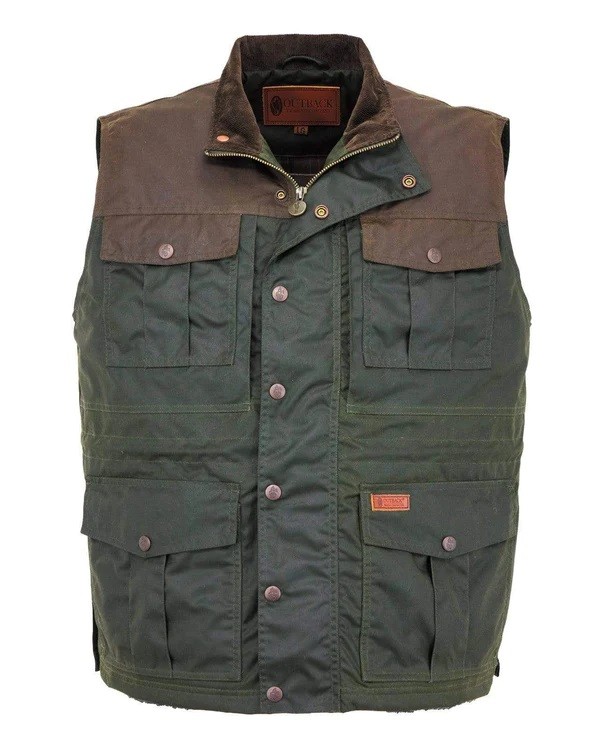 OUTBACK Men's Brant Vest 29715 | TA98, TC135 - Leather King