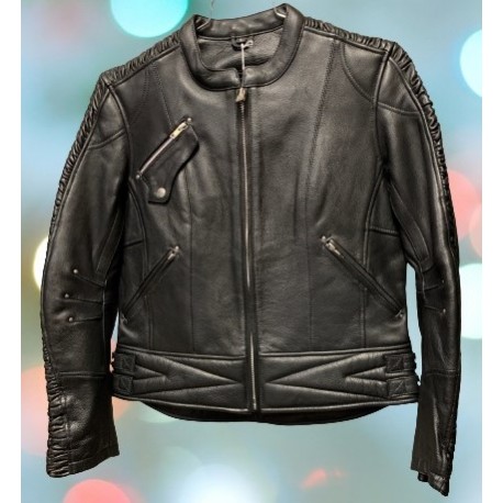 Rick Owens // Black Leather Drape Jacket – VSP Consignment