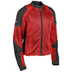 Cleo™ 15.0 Mesh Jacket for Women - Red/Black