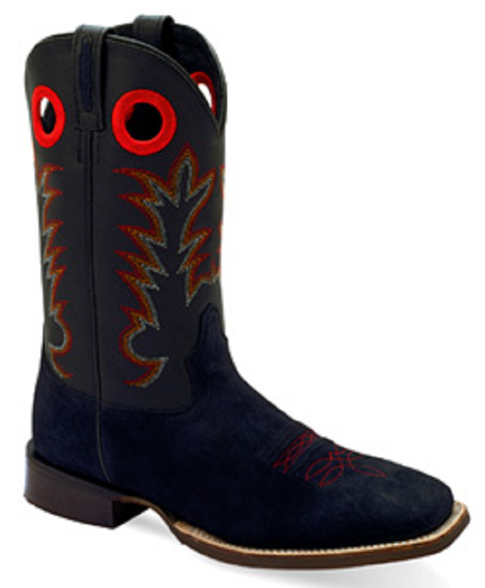 【THEAIRTOWN】squre open toe strap boots ★ Men's Broad Square Toe Boots BSM 1909 - Leather King