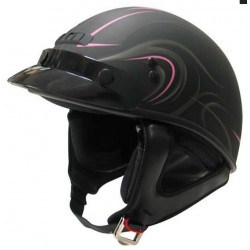 GM35 Half Helmet- Fully Dressed Derk Pink