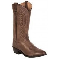 Mens Light brown color Narrow round toe Boot -OW2034