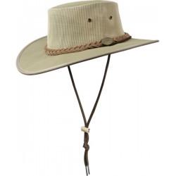 CANVAS DROVER HAT - Austrailian Hat by Barmah - Khaki