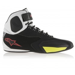 alpinestars Faster Vented Shoe - Yel/Red/Wht/Blk
