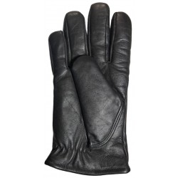 Black Leather Gloves