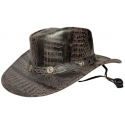 Crocodile Look Cowboy Hat (Unisex)