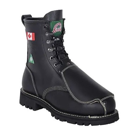 Canada West 34399 Men's 8" Black, Welders Work Boot