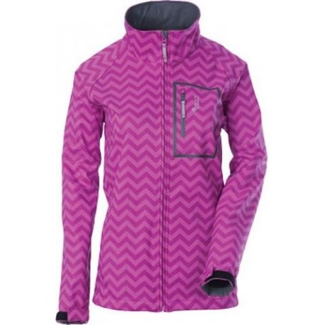 DSG SOFTSHELL JACKET - CHEVRON ORCHID