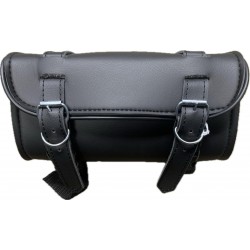 Leather Toolbag with Belt Buckle Closures