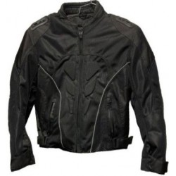 LK's "Black-Lightning" Men's Mesh Armoured Jacket