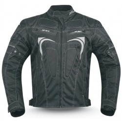 Men's Black Padded Sports Jacket, Padded/Armored LK Jacket