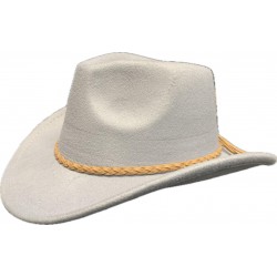 Grey Felt-Feel Western Hat LK-9192