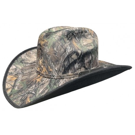 Camouflage Straw Western Hat LK-S2092