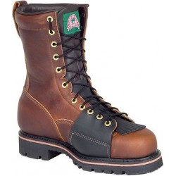Canada West 34316 Insulated Pecan Tumbled Steel-Toe Lace Climber Work Boots CSA Grade 1 - SUB STANDARD BOOT