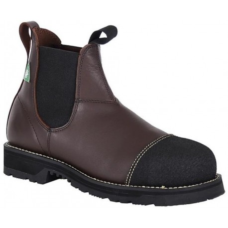 Men`s CANADA WEST® Romeos - 34330 6" Walnut Loggertan ST/PR1 Steel Toe