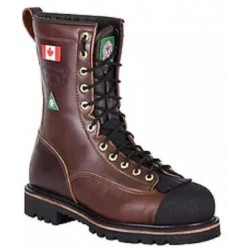 Canada West 34432 Pecan Tumbled/Climber Lace Work Boots CSA Grade 1 - Sub Standards