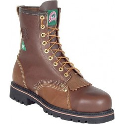 Canada West 34309 Steel Toe Walnut Loggertan Lace Work Boots CSA Grade 1 - Substandard