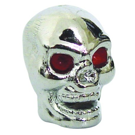 Skull Head License Bolt-Chrome