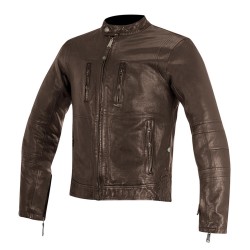 Alpinestars BRASS Leather Jacket BROWN