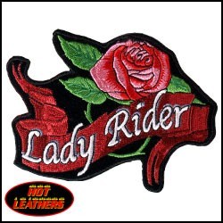 Lady Rider w/ Rose - PATCH