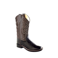 OLD WEST Youth- Ultra-Flex Broad Square Toe Boots BSY1856
