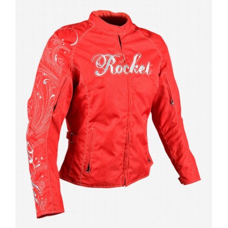Joe Rocket's Heart Breaker Womens textile jacket red