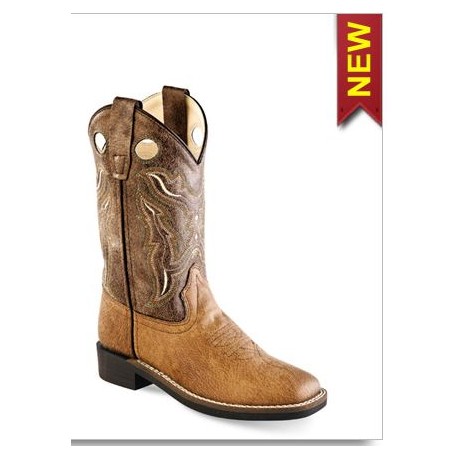 Old West Children/'s  Broad Square Toe Boots