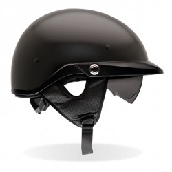 BELL-PITBOSS solid matte black Helmet