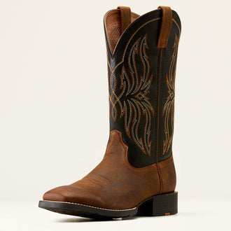 Sport Rustler Wide Square Toe Cowboy Boot 63985 Ariat