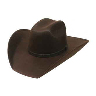 Modestone Unisex Traditional Straw Cowboy Hat Off-Black